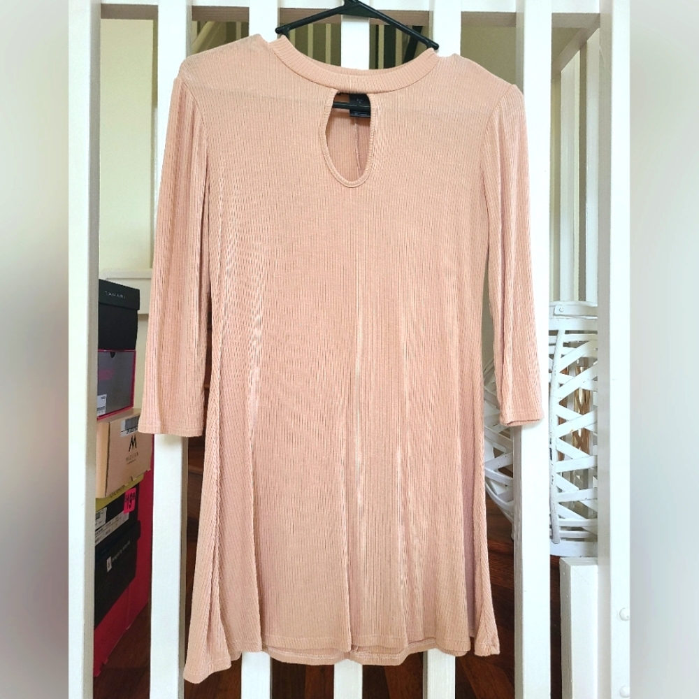 Ribbed Mini Dress